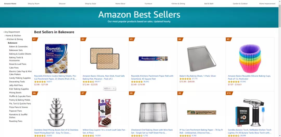 亞馬遜最新暢銷產(chǎn)品排名出爐！這些你都備貨了嗎