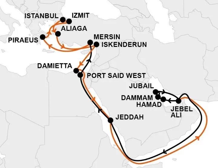 事故丨一艘集裝箱船疑遭導(dǎo)彈襲擊起火！涉及多家船司共艙！