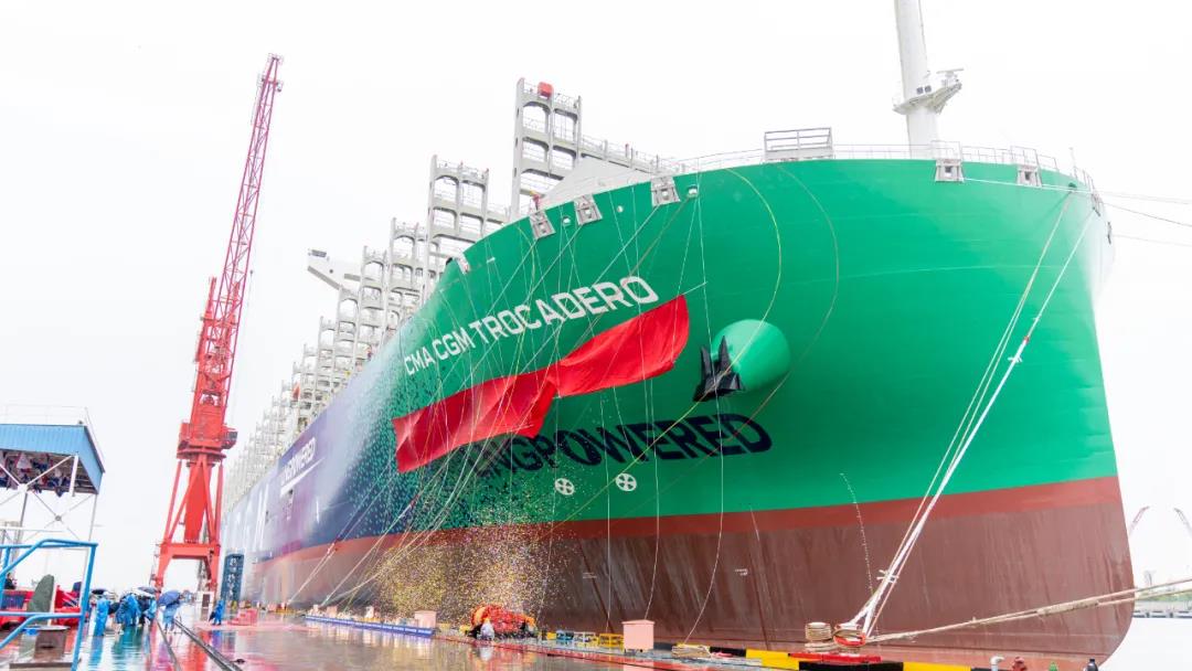 23000TEU“達(dá)飛特羅卡德羅”輪交付！將投入法國-亞洲航線（FAL）運(yùn)營