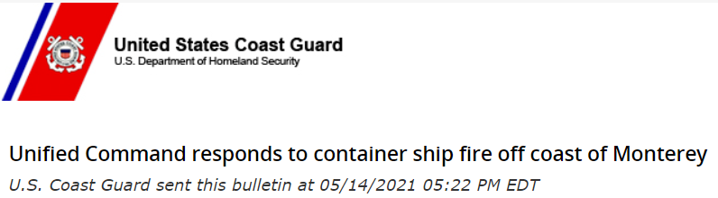 事故頻發(fā)！一艘集裝箱船機艙起火多家船司共艙；另有集裝箱船擱淺、發(fā)動機故障、中斷航行