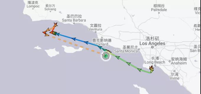 事故丨一艘集裝箱船在洛杉磯起火！曾掛靠上海、青島等國內(nèi)港口