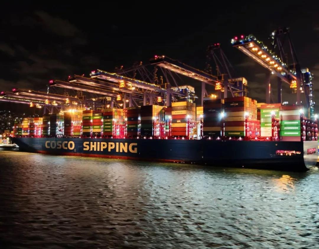 中遠(yuǎn)?？匾患径葍衾?54.52億 完成貨運(yùn)量678.36萬TEU，增長20.99% 