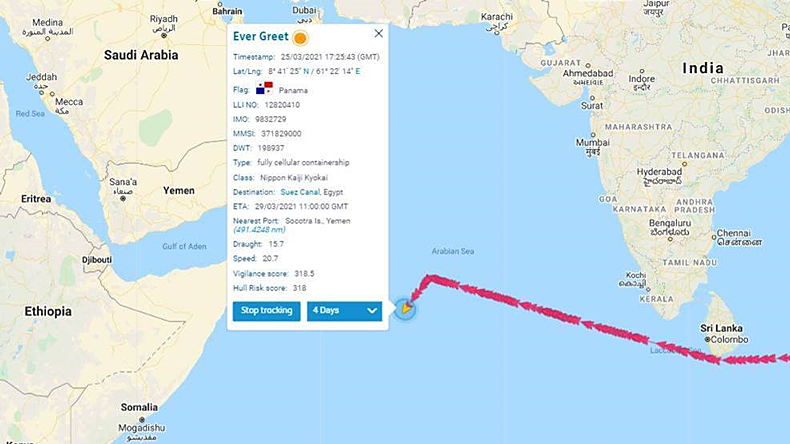 蘇伊士運河上的大部分船舶無法獲得延誤補償，已有貨輪改道好望角 
