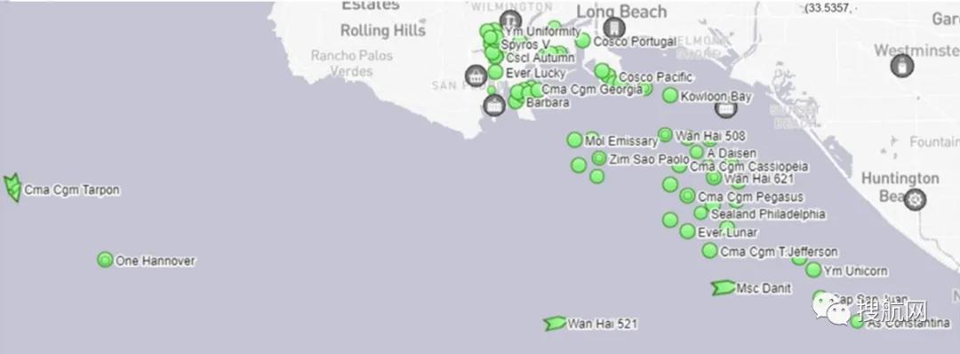 零售商品庫存補充速度跟不上銷售速度，極度擁擠的美國港口進口仍未見頂