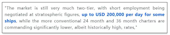 日租金20萬美元！一中國貨代天價從馬士基手里搶船