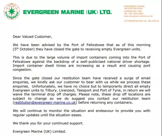 預(yù)警！港口面臨停擺！擁堵導(dǎo)致碼頭暫停還空箱，船公司預(yù)跳港！