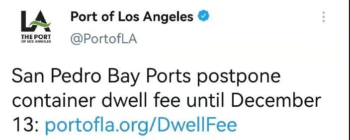 洛杉磯港和長(zhǎng)灘港第4次推遲收取“集裝箱超期滯留費(fèi)”