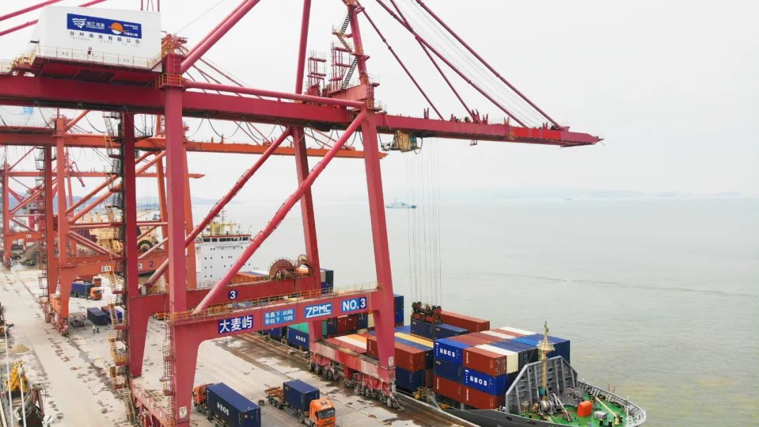 首條！臺州港開通第一條外貿集裝箱直航班輪航線