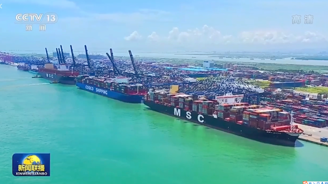 廣州港南沙港區(qū)外貿(mào)航線、外貿(mào)集裝箱量雙位數(shù)增長