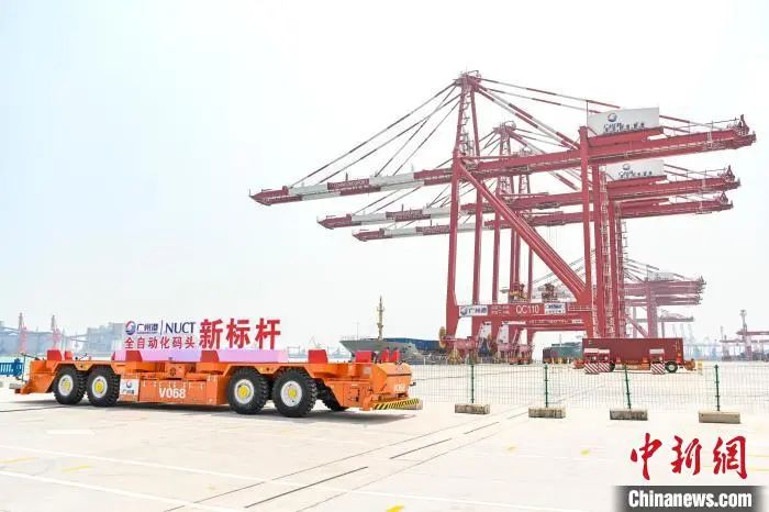 創(chuàng)多項“全球之最”！廣州港南沙港區(qū)四期全自動化碼頭投入運行