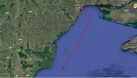 第一艘裝載谷物的散貨船離開烏克蘭，保費(fèi)非常高