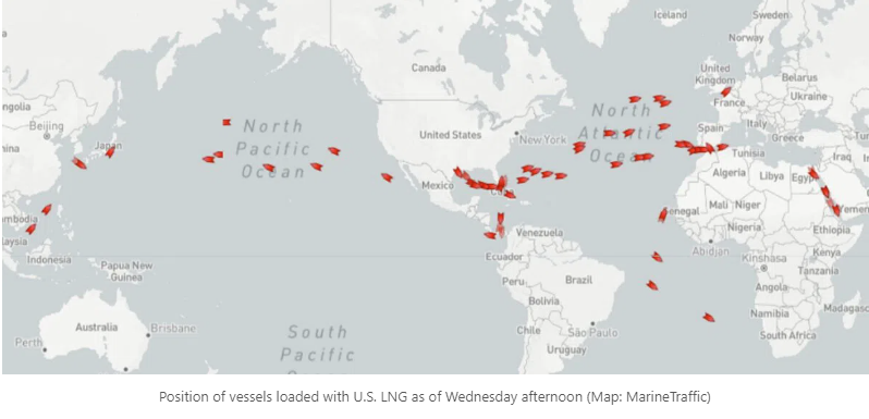 LNG價(jià)格飆升，LNG運(yùn)費(fèi)跟漲嗎？