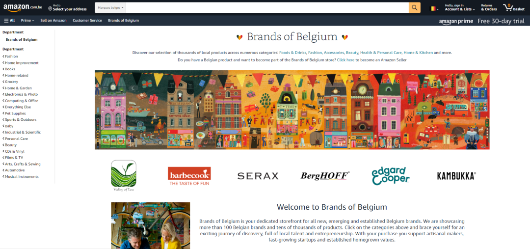 重磅！亞馬遜上線比利時(shí)站點(diǎn)