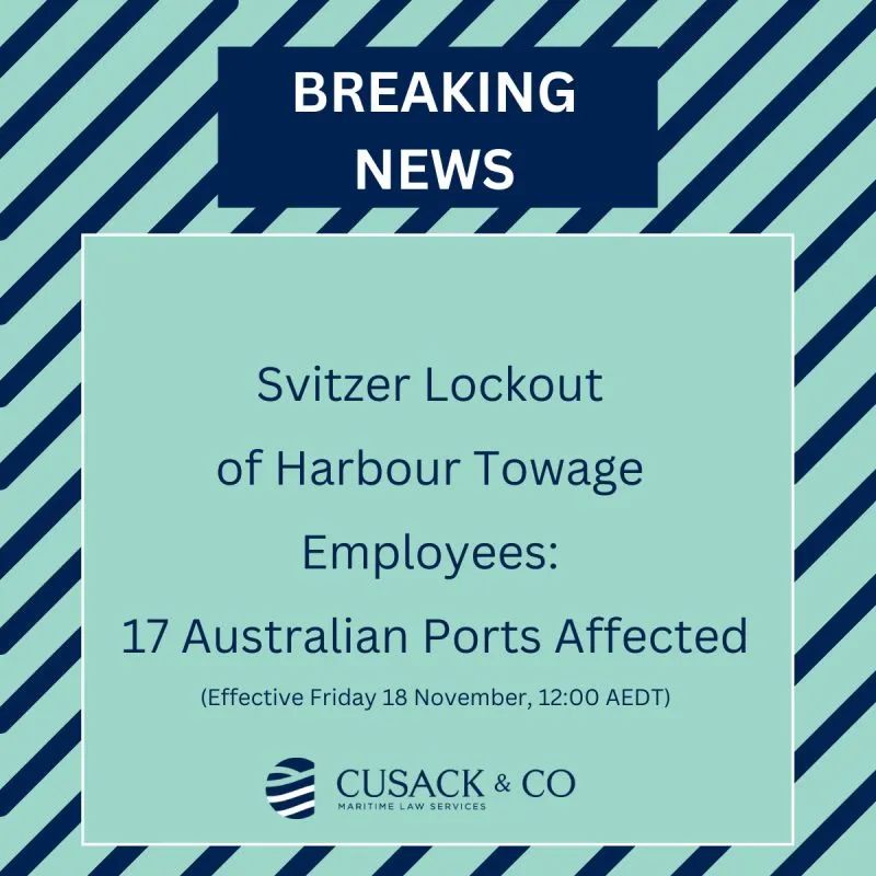 每年掙13萬(wàn)-20萬(wàn)$，澳洲拖輪船員頻繁罷工惹惱拖輪公司，17港口或被迫關(guān)閉