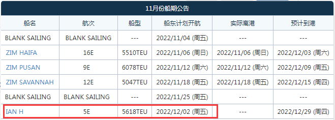 航線快訊！2M聯(lián)盟、以星將取消這條美東航線！12月2日鹽田最后一次航行