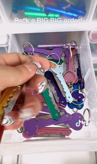 TikTok 近千萬(wàn)播放，&ldquo;自衛(wèi)鑰匙扣&rdquo;又被一個(gè)賣家?guī)Щ鹆? data-filename=