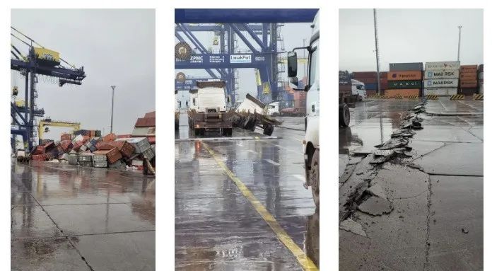 突發(fā)7.8級地震！土耳其港口運營中斷，堆場集裝箱倒塌起火！船公司發(fā)布緊急通知