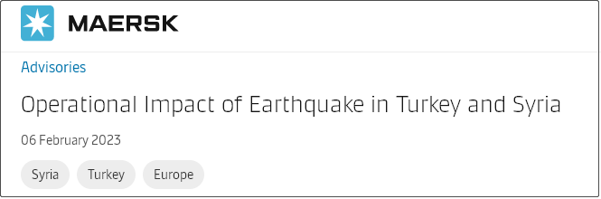 突發(fā)7.8級地震！土耳其港口運營中斷，堆場集裝箱倒塌起火！船公司發(fā)布緊急通知