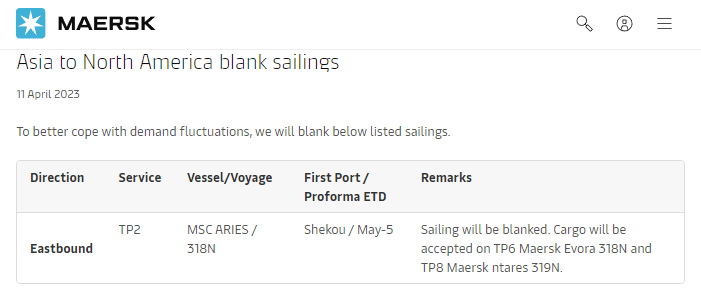 屢遭停航！馬士基再度取消一條跨太平洋航線