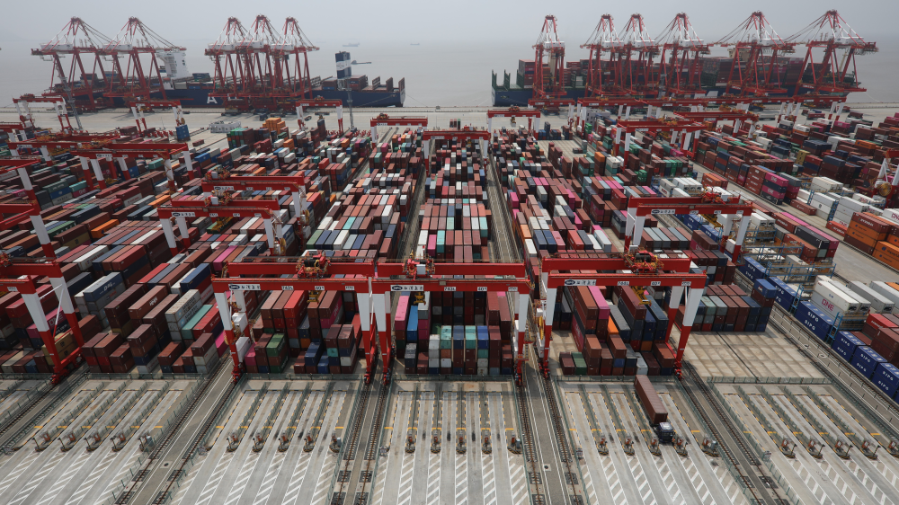 340萬標(biāo)準(zhǔn)箱！上海港2月份集裝箱吞吐量創(chuàng)同期最好成績  