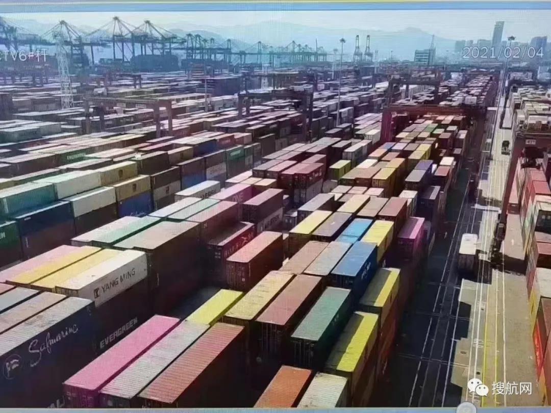 節(jié)前出貨高峰！鹽田碼頭擁堵嚴(yán)重！重柜大量積壓！拖車進(jìn)港通道采取交通管制…