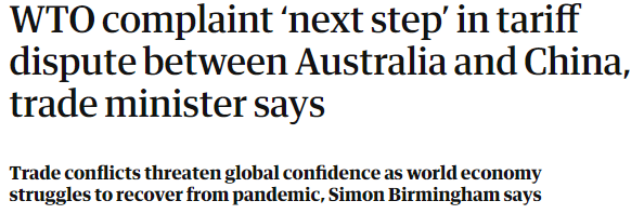 中澳貿(mào)易對峙“升級”！超60艘澳洲貨輪滯留中港！中擬限制澳多個產(chǎn)業(yè)進口！