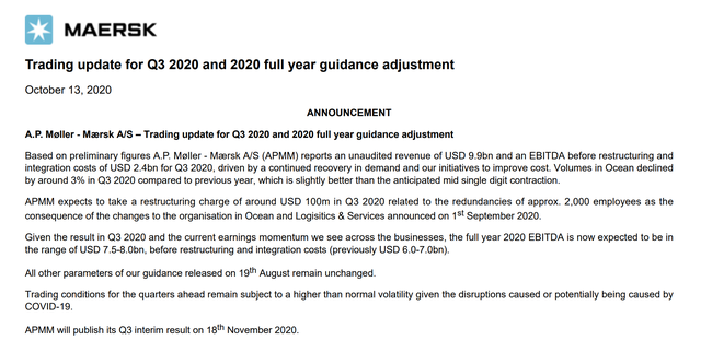 海運(yùn)巨頭馬士基大裁員！2000人將在業(yè)務(wù)重組中下崗